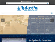 Tablet Screenshot of pipeburstpro.com